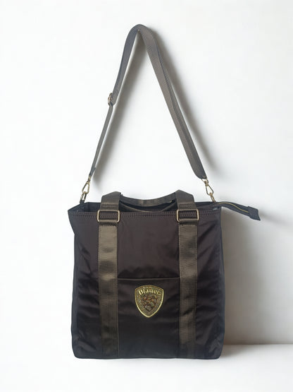 borsa donna Blauer tote bag nylon vista frontale
