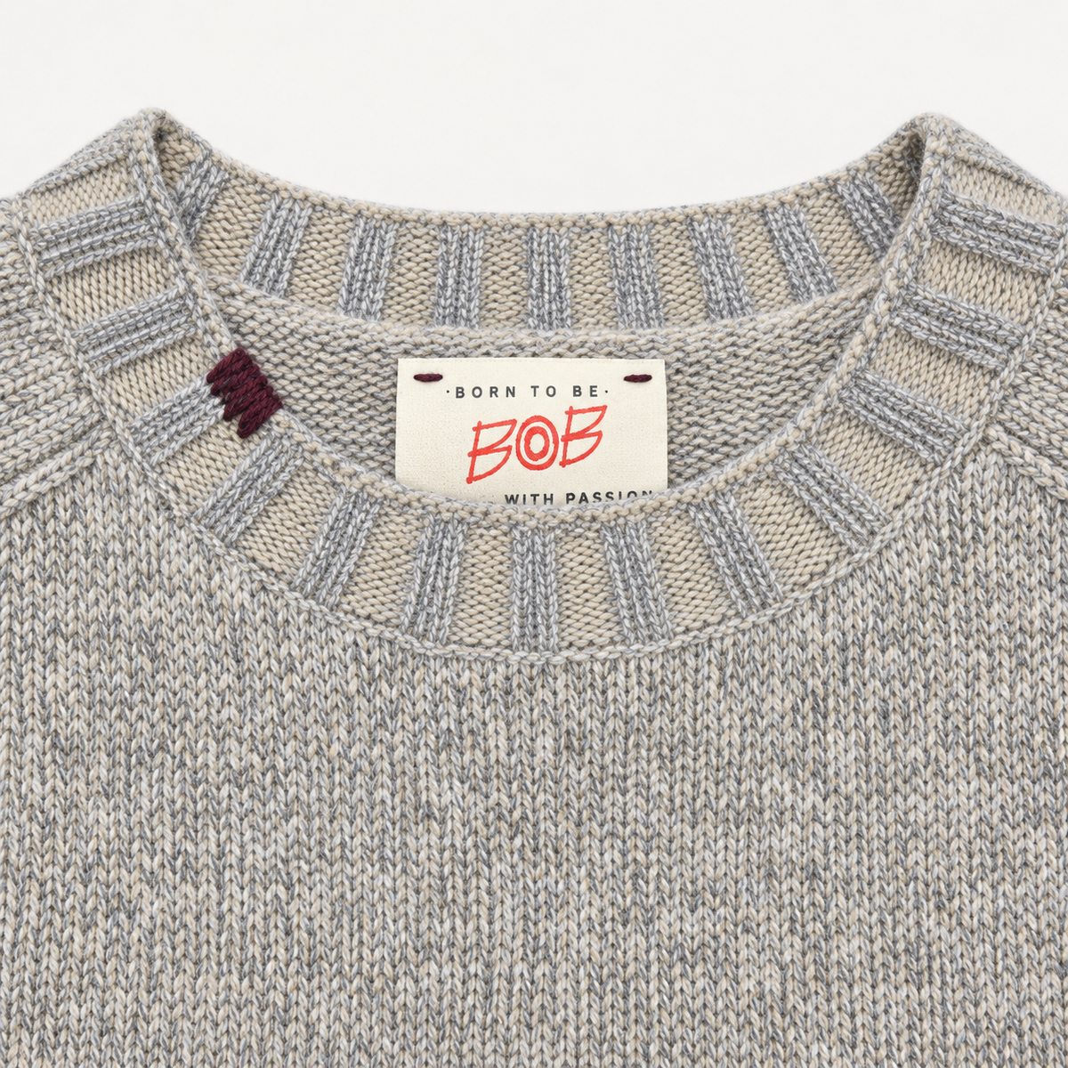 Bob Maglia uomo girocollo maglieria lana vanisé mod. FIN - immagine 7
