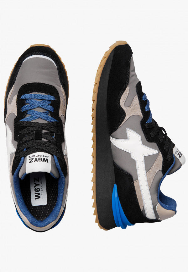 W6yz scarpe uomo YAK-M. - Sneakers in tessuto tecnico e suede - Nero-Grigio
2015185111A33