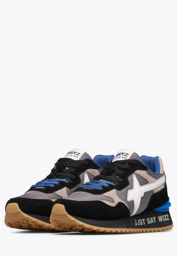 W6yz scarpe uomo YAK-M. - Sneakers in tessuto tecnico e suede - Nero-Grigio
2015185111A33