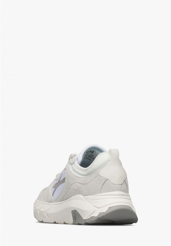 W6yz scarpa uomo mod NEXT-M Sneakers in tessuto tecnico e suede - Bianco 2018631010N01
