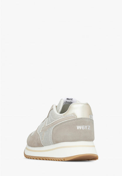 W6yz scarpe donna  JET-W. - Sneakers in suede e tessuto tecnico - Nero 2018635141D22