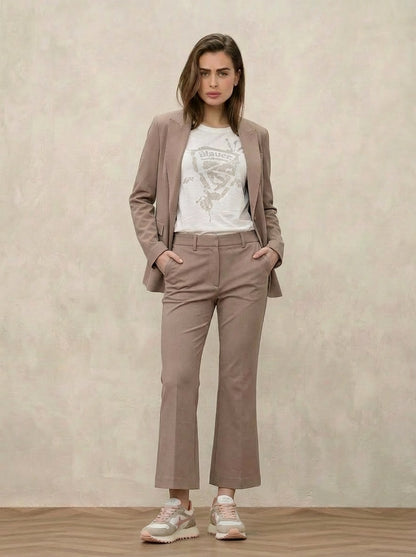Women's Jacket Circolo 1901 tobacco Stretch Elegant – Model FD3859