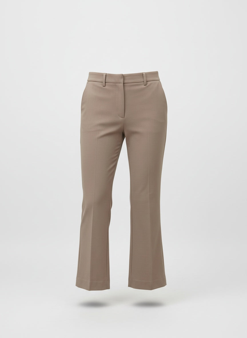 Circolo 1901 Women's Tobacco Elegant Stretch Trousers FD3863PF 1379