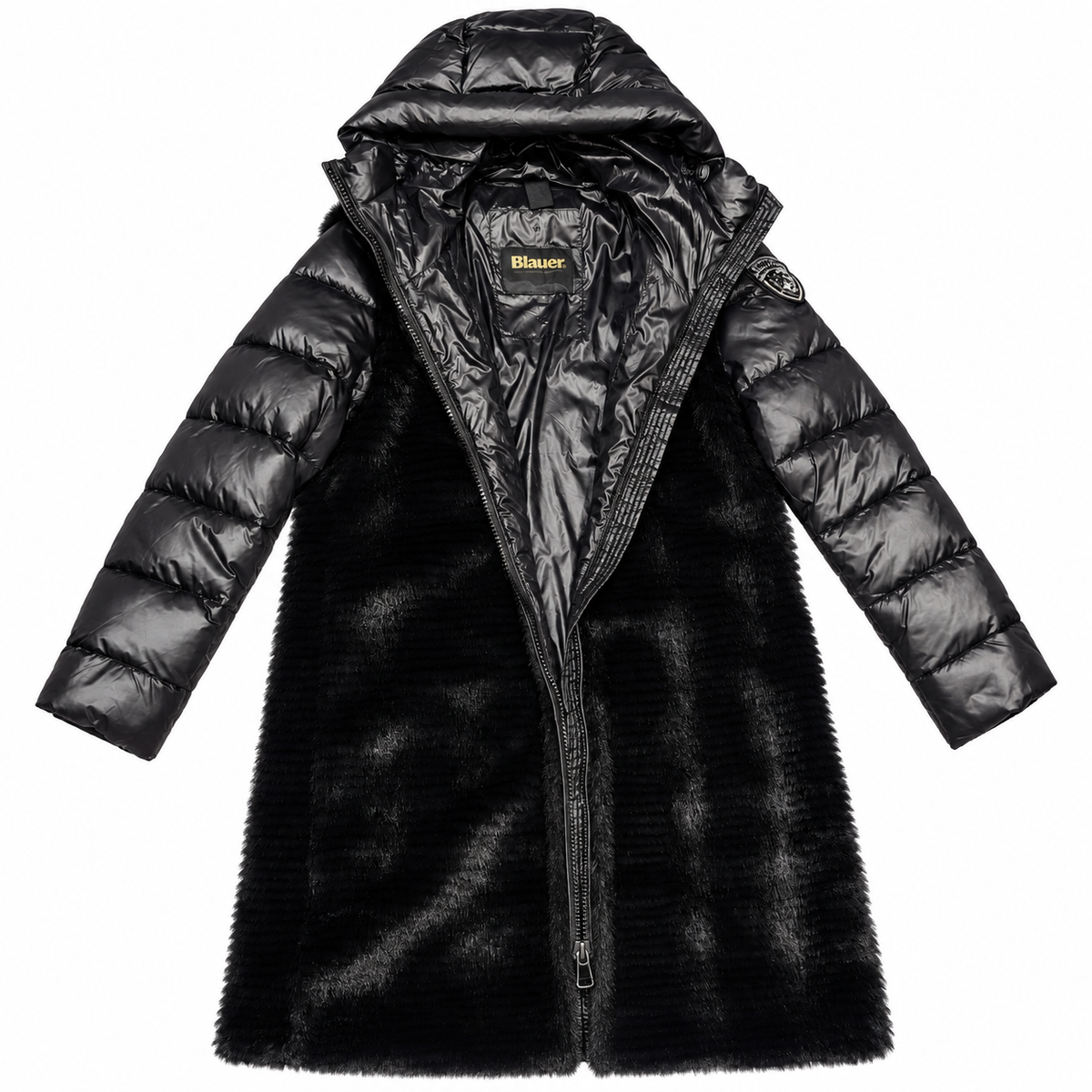 Blauer Giubbotto donna lungo trench mod Aspen 26WBLDK01223-007685-999 - immagine 2