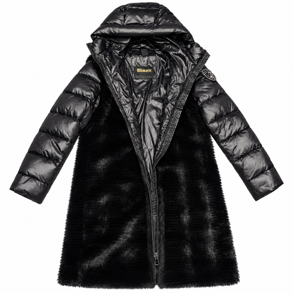 Blauer Giubbotto donna lungo trench mod Aspen 26WBLDK01223-007685-999 - immagine 2