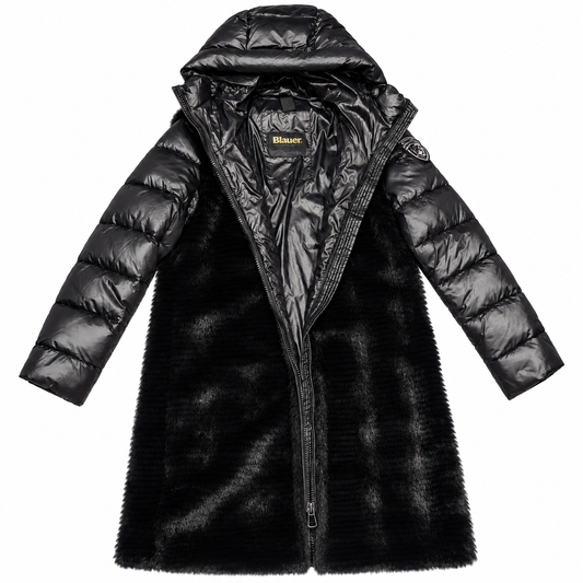 Blauer Giubbotto donna lungo trench mod Aspen 26WBLDK01223-007685-999 - immagine 2