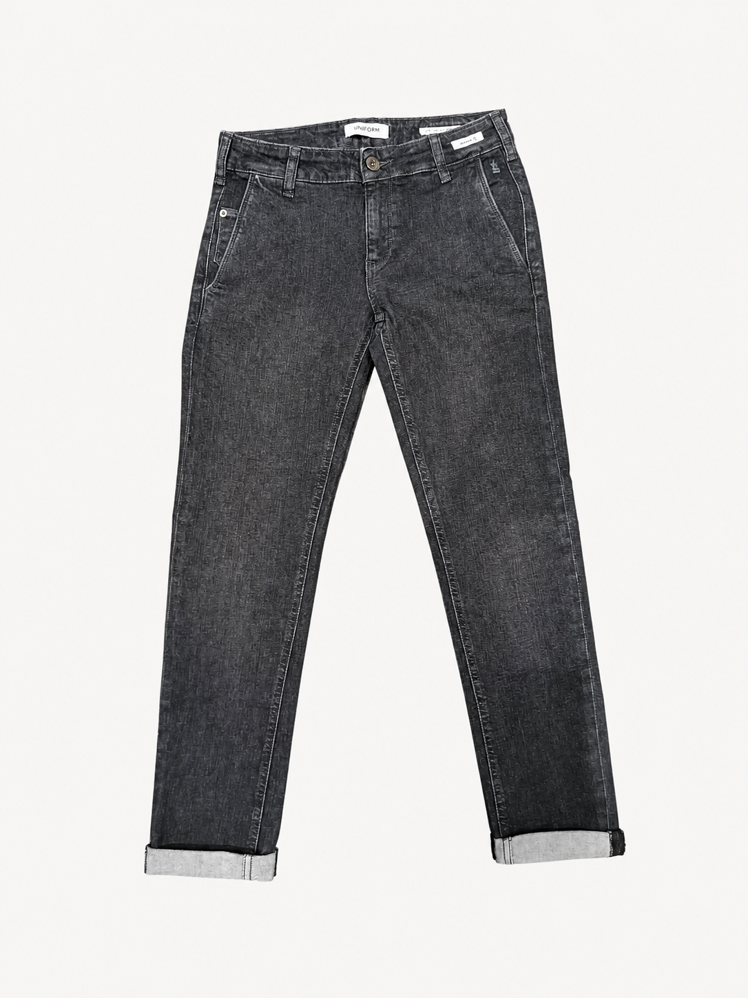 Uniform Jeans uomo NEW DENVER COMFORT BLUE DENIM 11 OZ NORMAL CROTCH SLIM FIT - AMERICAN POCKETS - 98,5% Cotone 1,5% Elastan - immagine 1