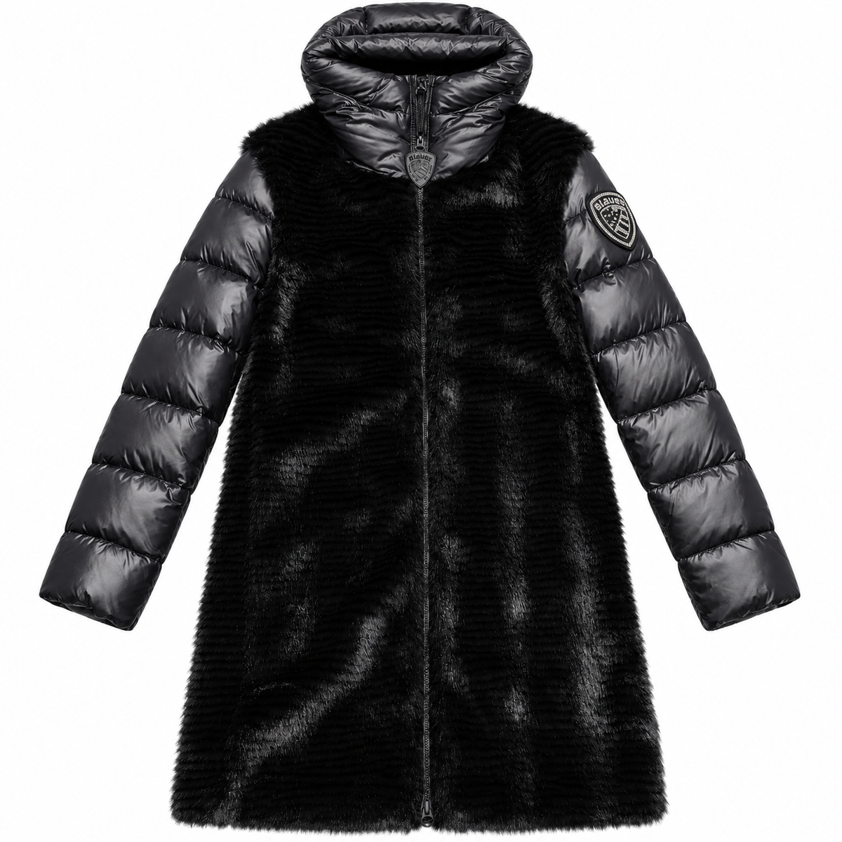 Blauer Giubbotto donna lungo trench mod Aspen 26WBLDK01223-007685-999 - immagine 1