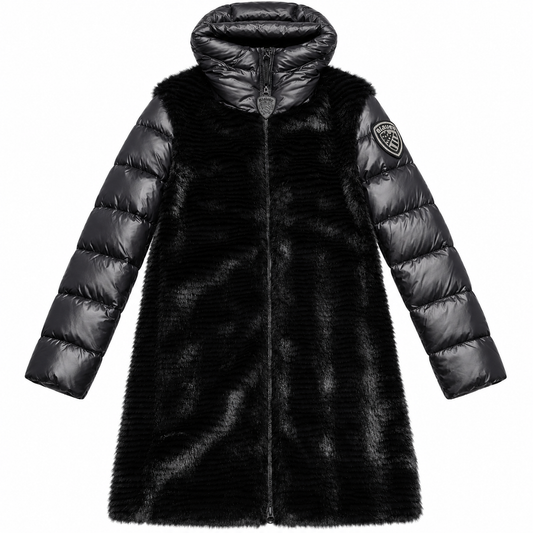 Blauer Giubbotto donna lungo trench mod Aspen 26WBLDK01223-007685-999 - immagine 1