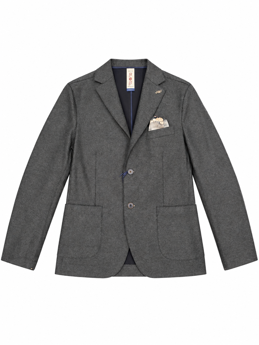 Bob Giacca uomo monopetto tessuto a maglia unito A27MARDEN434T434 - immagine 1