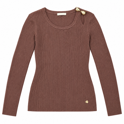 Lolita Maglia donna pull madonna coste con accessorio LO26018W - immagine 6