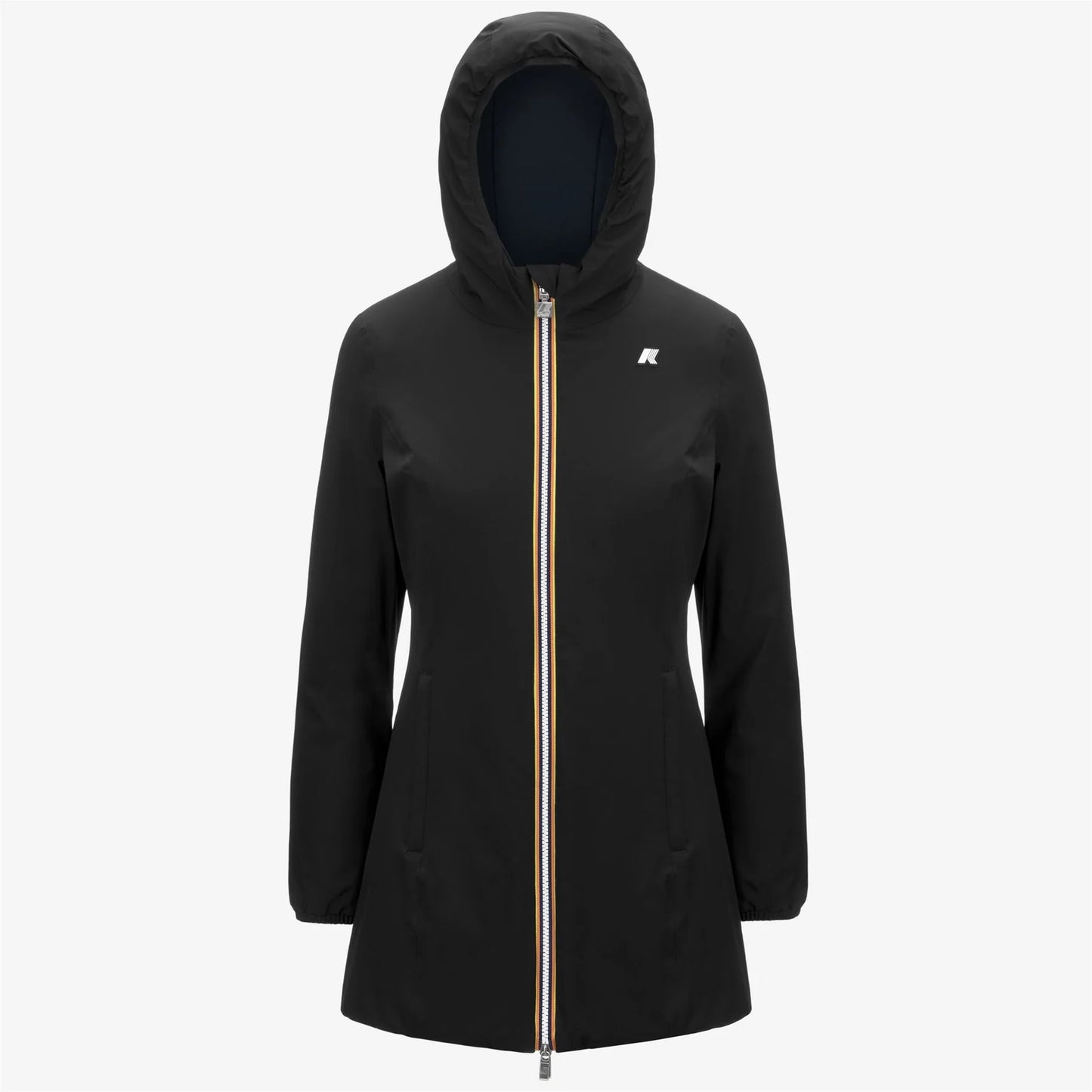 K-WAY Denise Capospalla donna Giacca Calda Reversibile Donna Nera Blu con Imbottitura Sintetica .K6128UW
