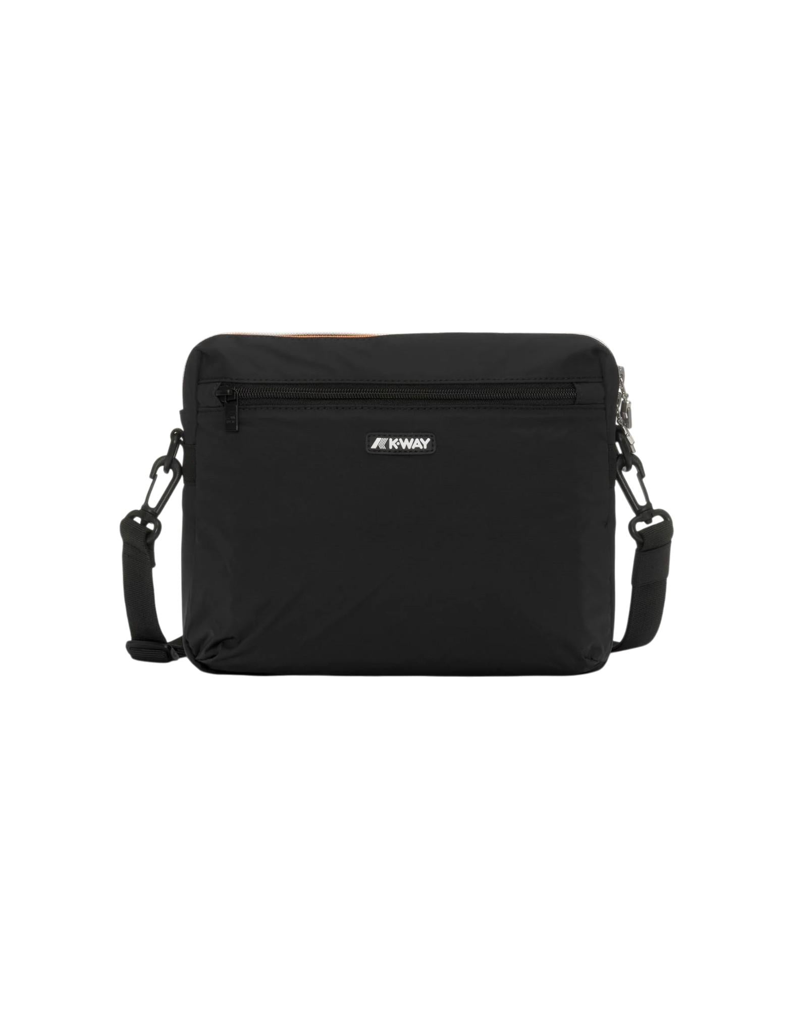 K-Way pouch bag unisex Moire Black Pure – vista 2