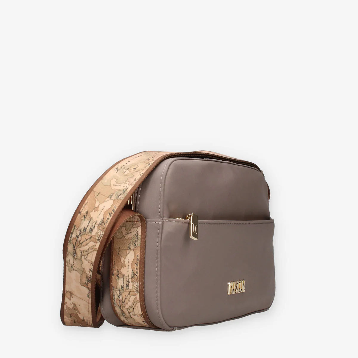 1^ Classe Borsa donna Stormy Nylon tracolla reporter Tortora