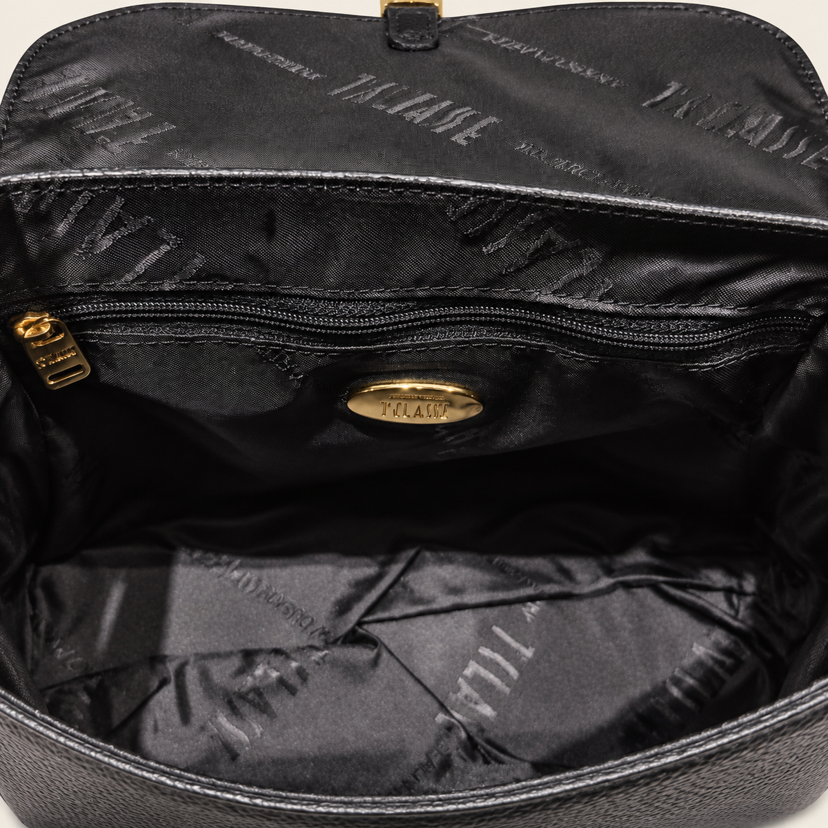 1^ Classe borsa donna sottospalla con patta nero LG35 M630 0001 - immagine 5