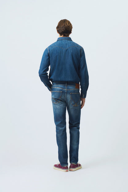 Roy Roger's jeans uomo 517 denim Elast Jcole denim