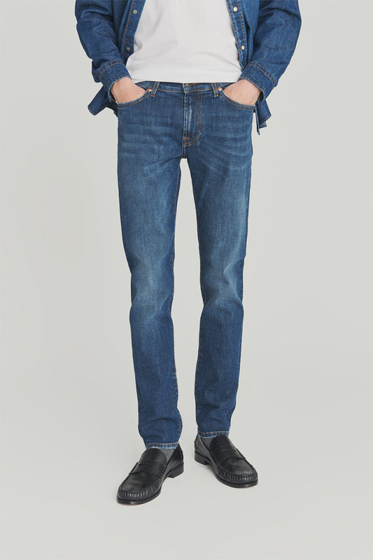 Jeans Uomo Roy Roger's 517 man denim elast. Wash 52