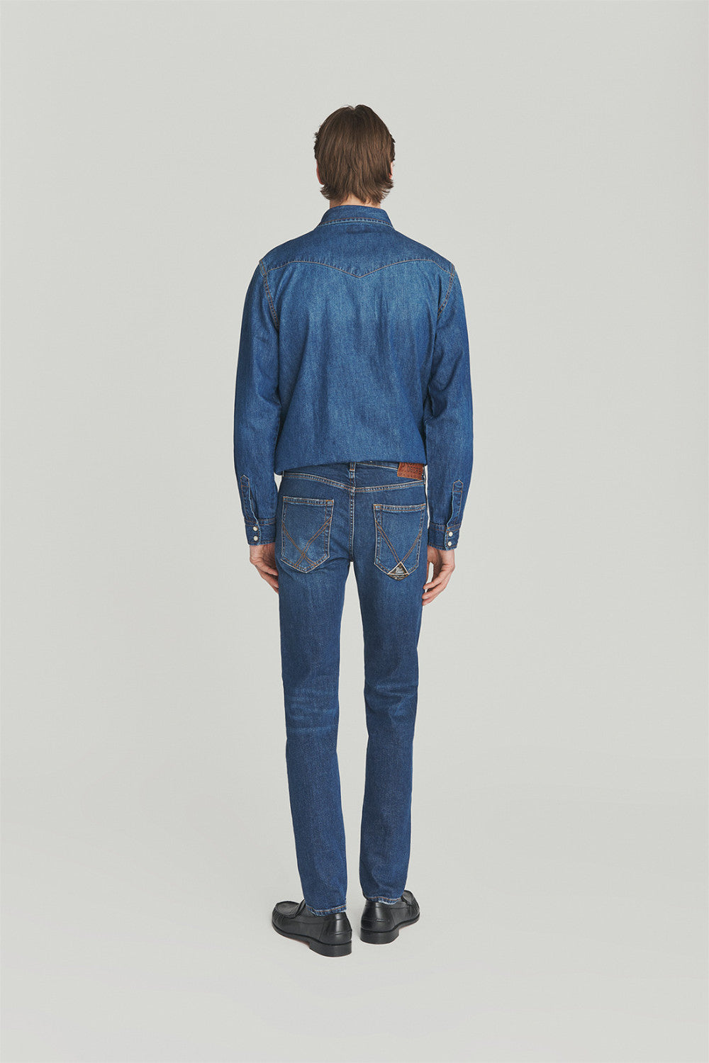 Jeans Uomo Roy Roger's 517 man denim elast. Wash 52