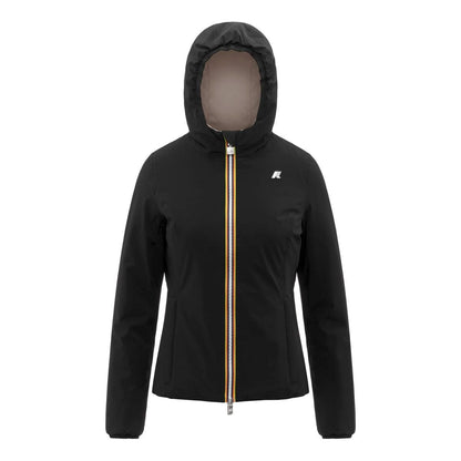 K-WAY LILY ST WARM DOUBLE K6128TW-DBN indossata, vista frontale