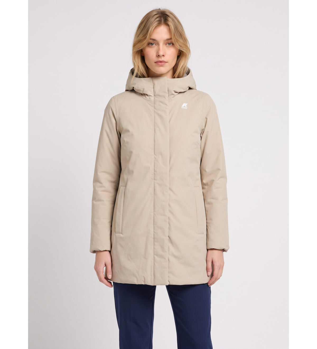 K-way Giubbino donna mod. Sophie twill soft beaver Beige K8144CW-D0S - immagine 1