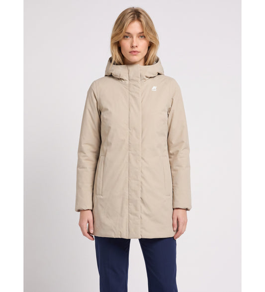 K-way Giubbino donna mod. Sophie twill soft beaver Beige K8144CW-D0S