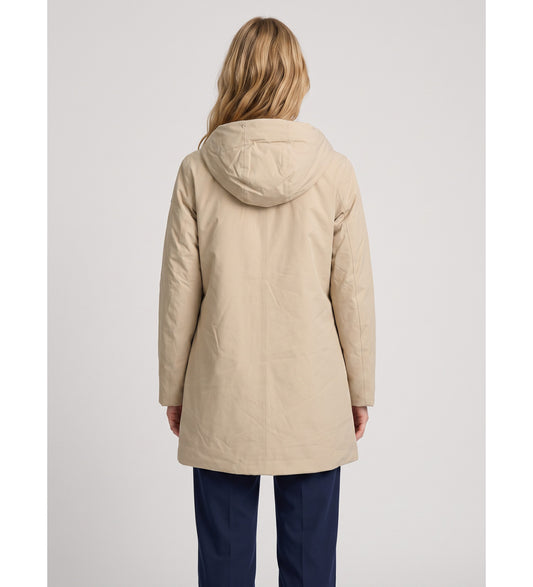 K-way Giubbino donna mod. Sophie twill soft beaver Beige K8144CW-D0S