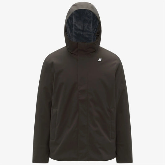 Giacca uomo K-Way Jacko Twill Marmotta impermeabile con imbottitura PrimaLoft