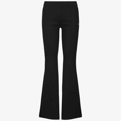 K-Way pantaloni donna Jenny sportivi flare colore nero grigio