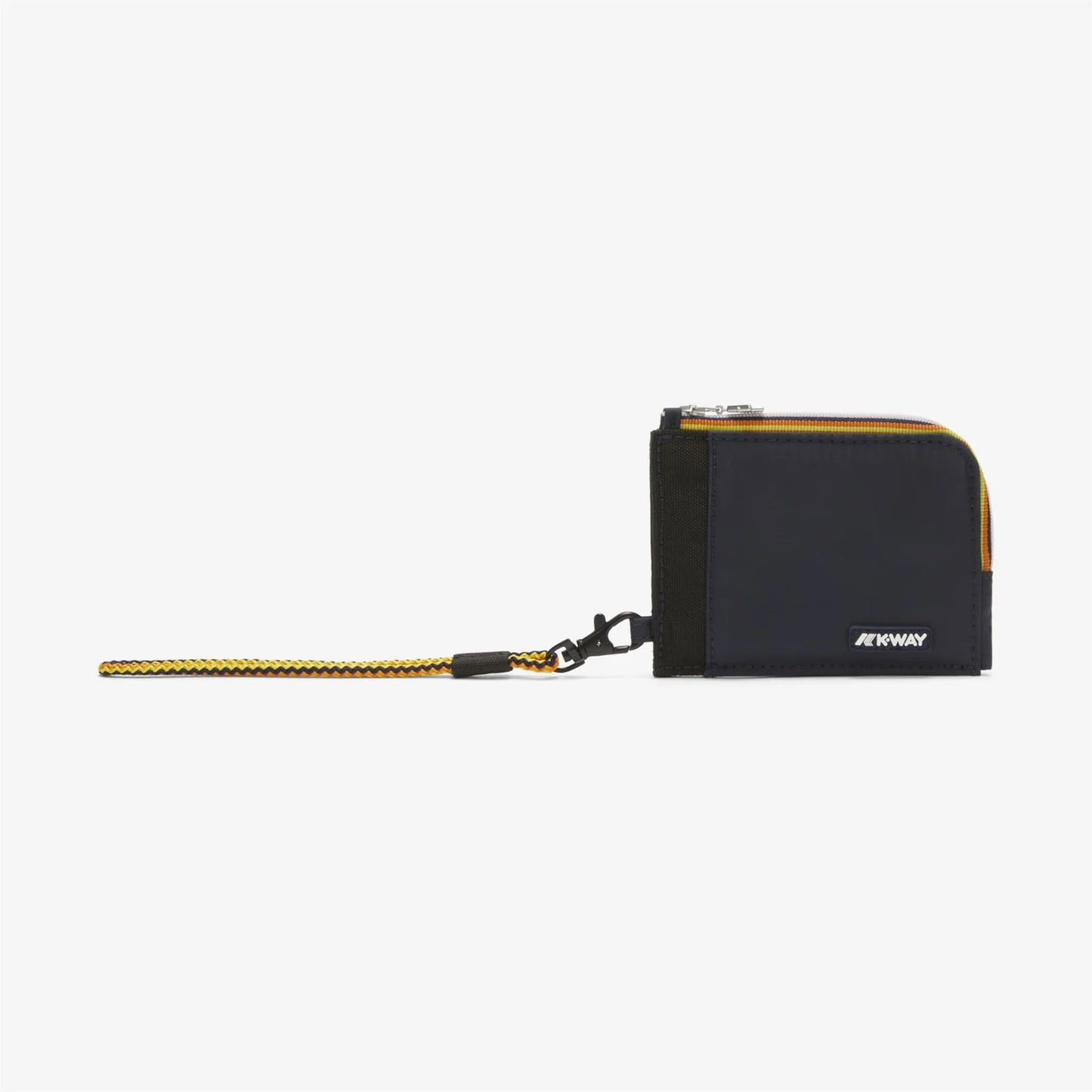 Portafoglio K-Way Villebonne unisex blu impermeabile con slot carte e tasca monete