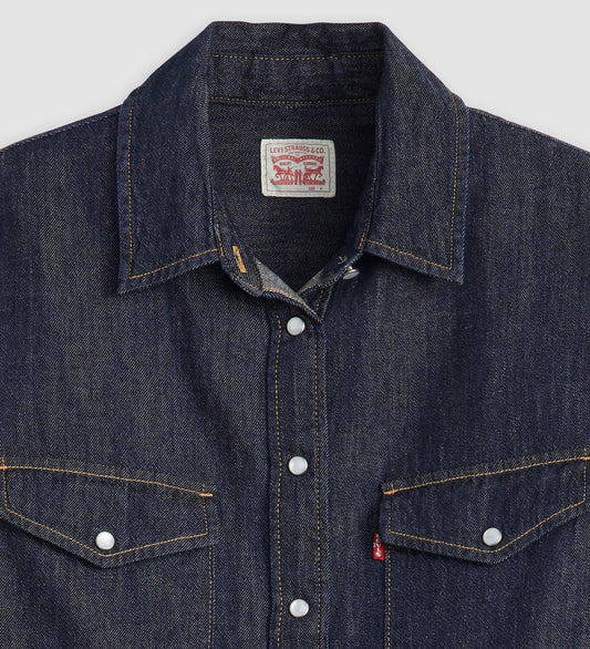 Levi's Damenhemd Iconic Western Leinen + Denim Hemd 16786-0101
