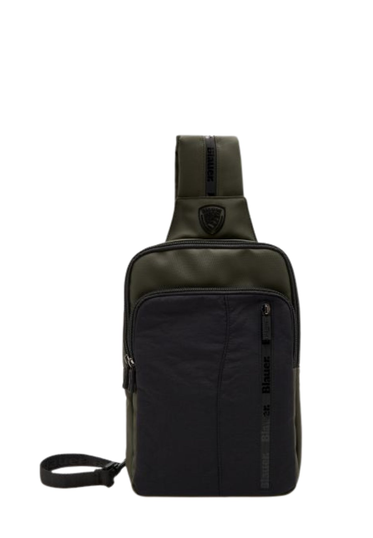 Blauer zaino uomo waxed sling bag F6SLIX01/END BLACK