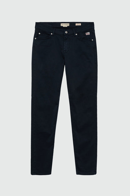Roy Roger's 517 men's gabardine stretch trousers Read Blue Navy