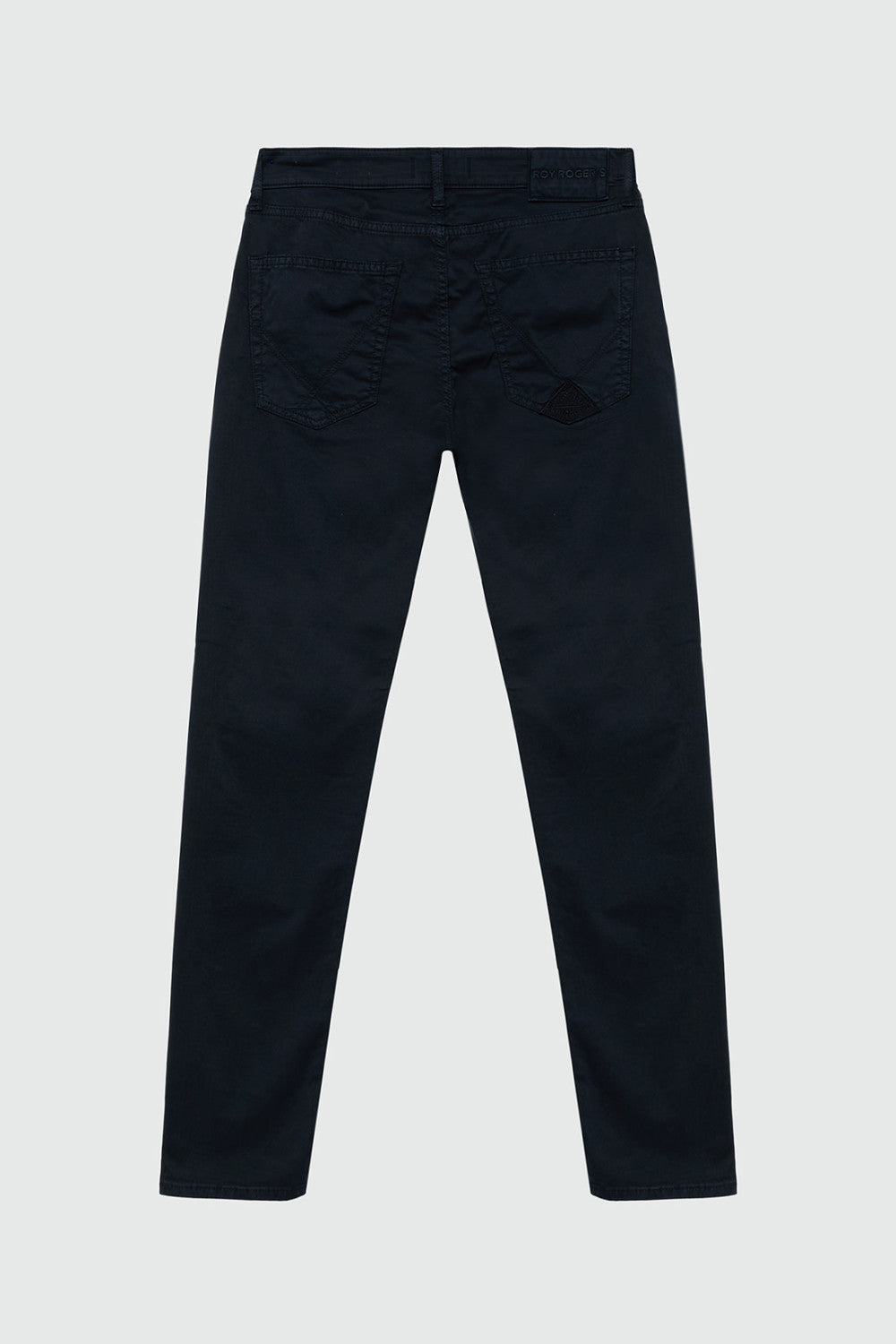 Roy Roger's 517 men's gabardine stretch trousers Read Blue Navy