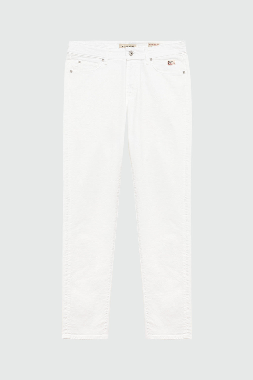 Roy Roger's Pantalone uomo gab elast Read Optic white