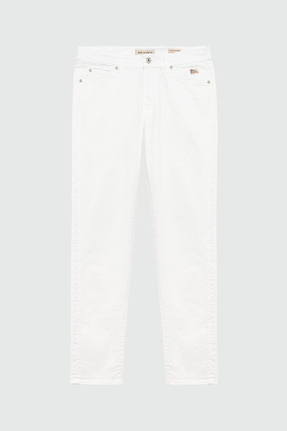 Roy Roger's Pantalone uomo gab elast Read Optic white