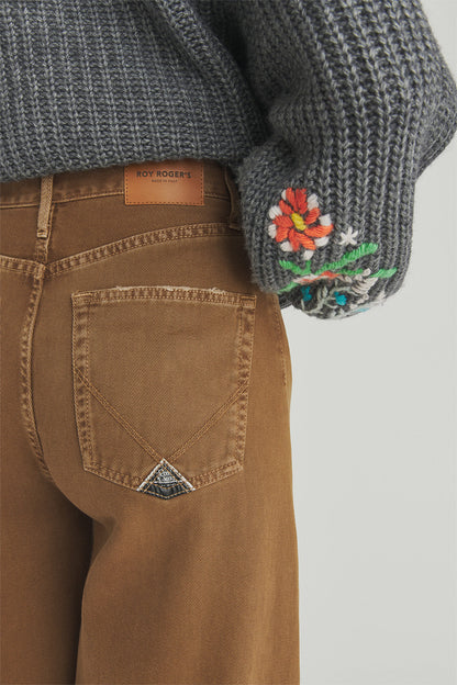 Roy Roger's pantalone donna kaori con effetto vintage