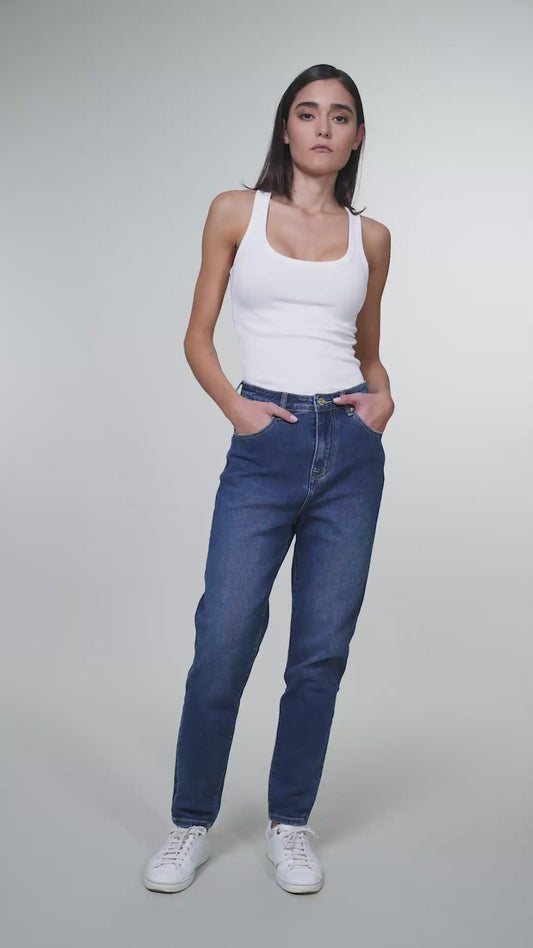 White Wise Damenjeans, Modell Zoe Mom Fit