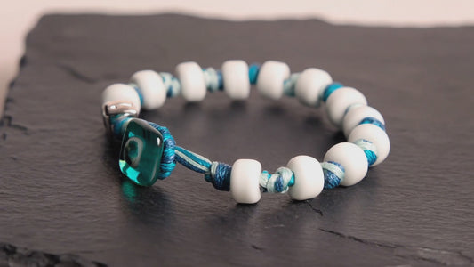 Aua bracelets from the PUGLIA glass collection