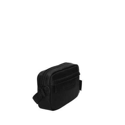 Blauer Pochette uomo saffiano leather clutch F6GOY03/WAL BLACK