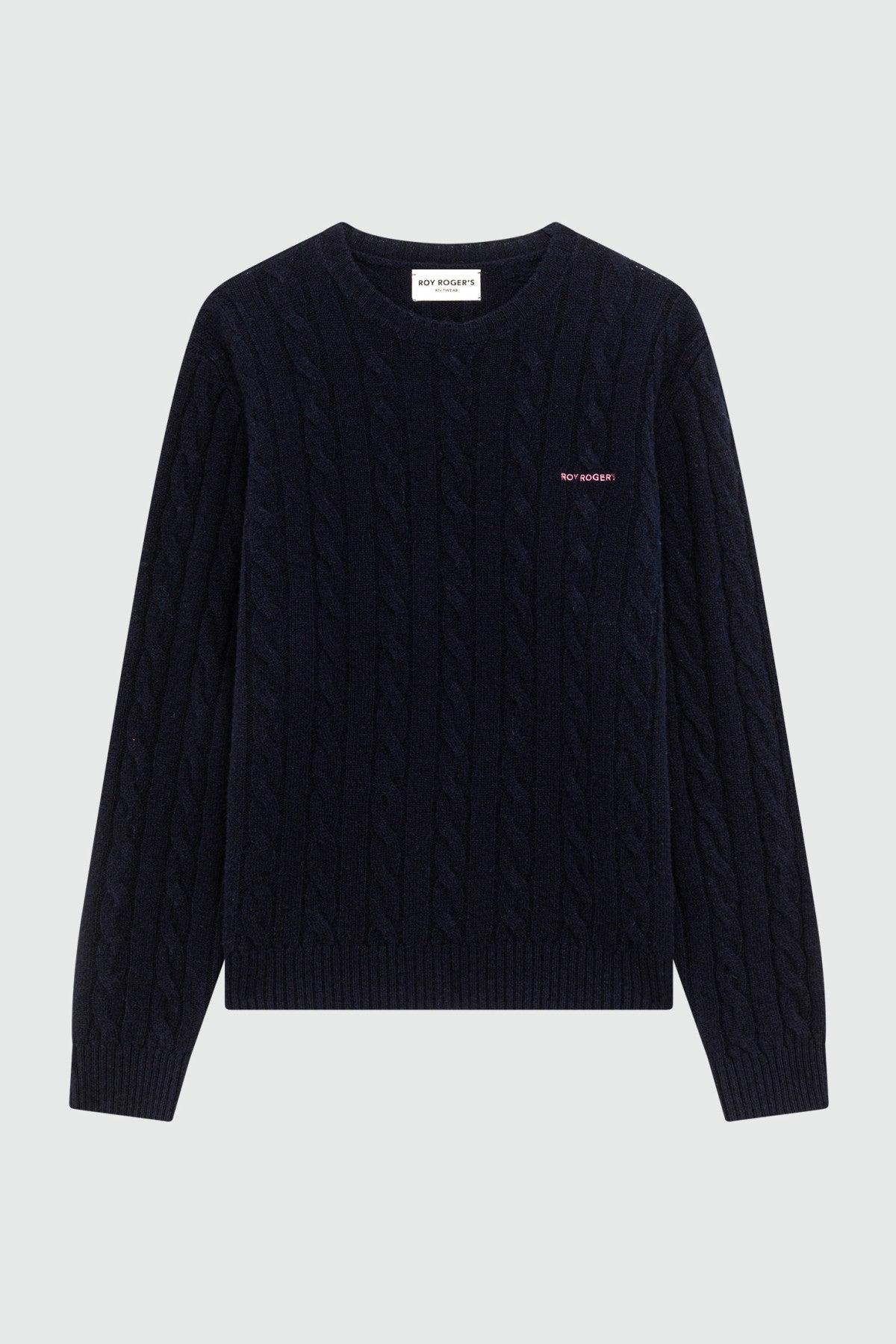 Roy Roger's maglia donna Crew cable WOMAN Cashmere wool blend. - immagine 5