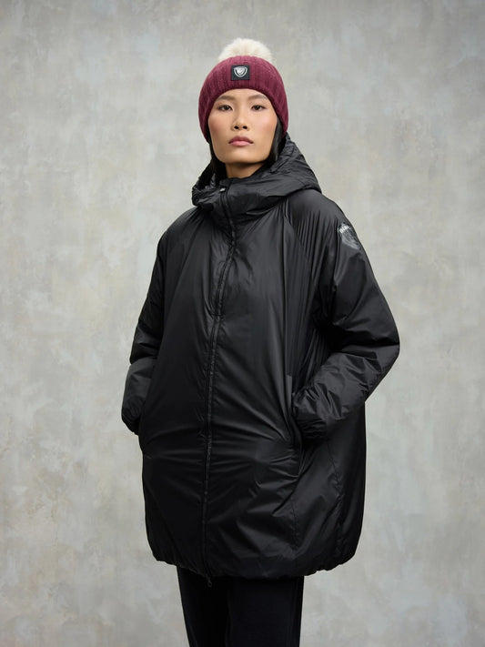 Blauer giubbino donna Symphonia lungo impacchettabile  25WBLDK02508