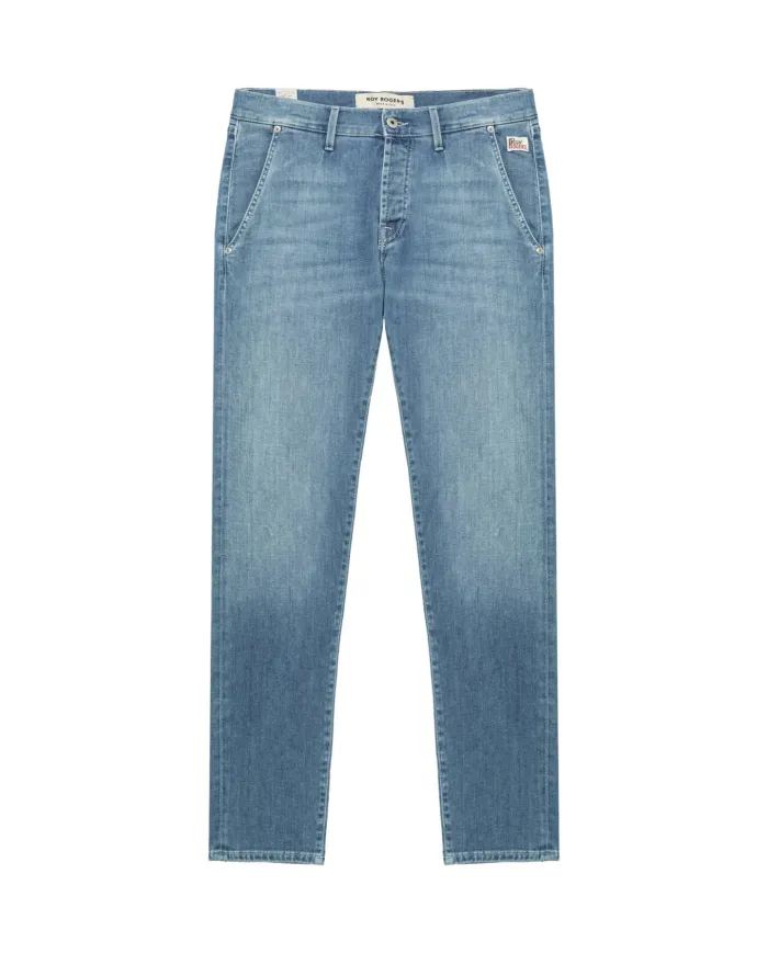 Roy Roger's Jeans Uomo New Elias Man Elite Denim Chiaro