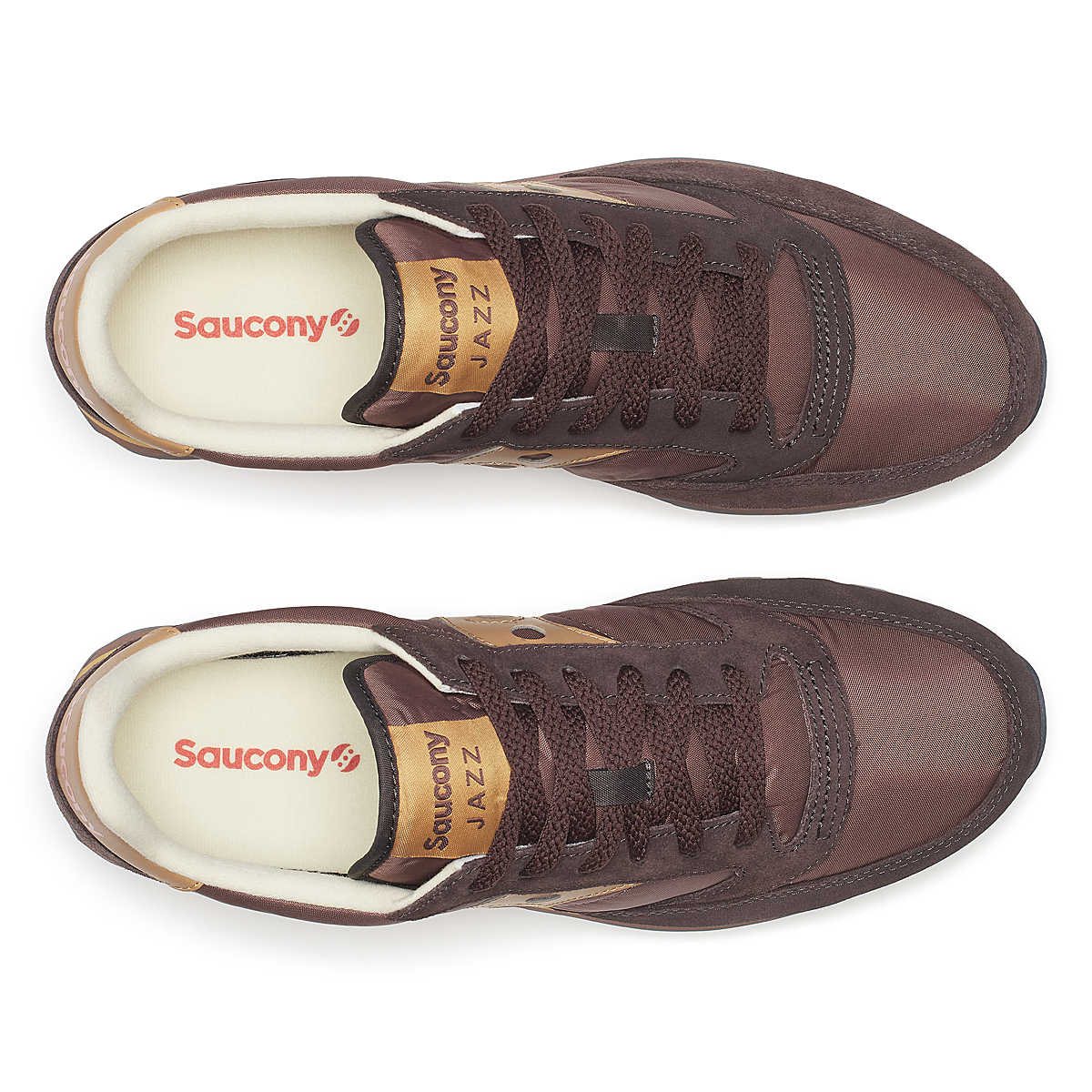Sneakers Saucony Jazz Original Uomo Brown-Rust – vista dall'alto