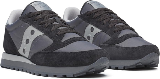 Saucony Jazz Original Uomo Dark Grey – dettaglio tomaia scamosciata