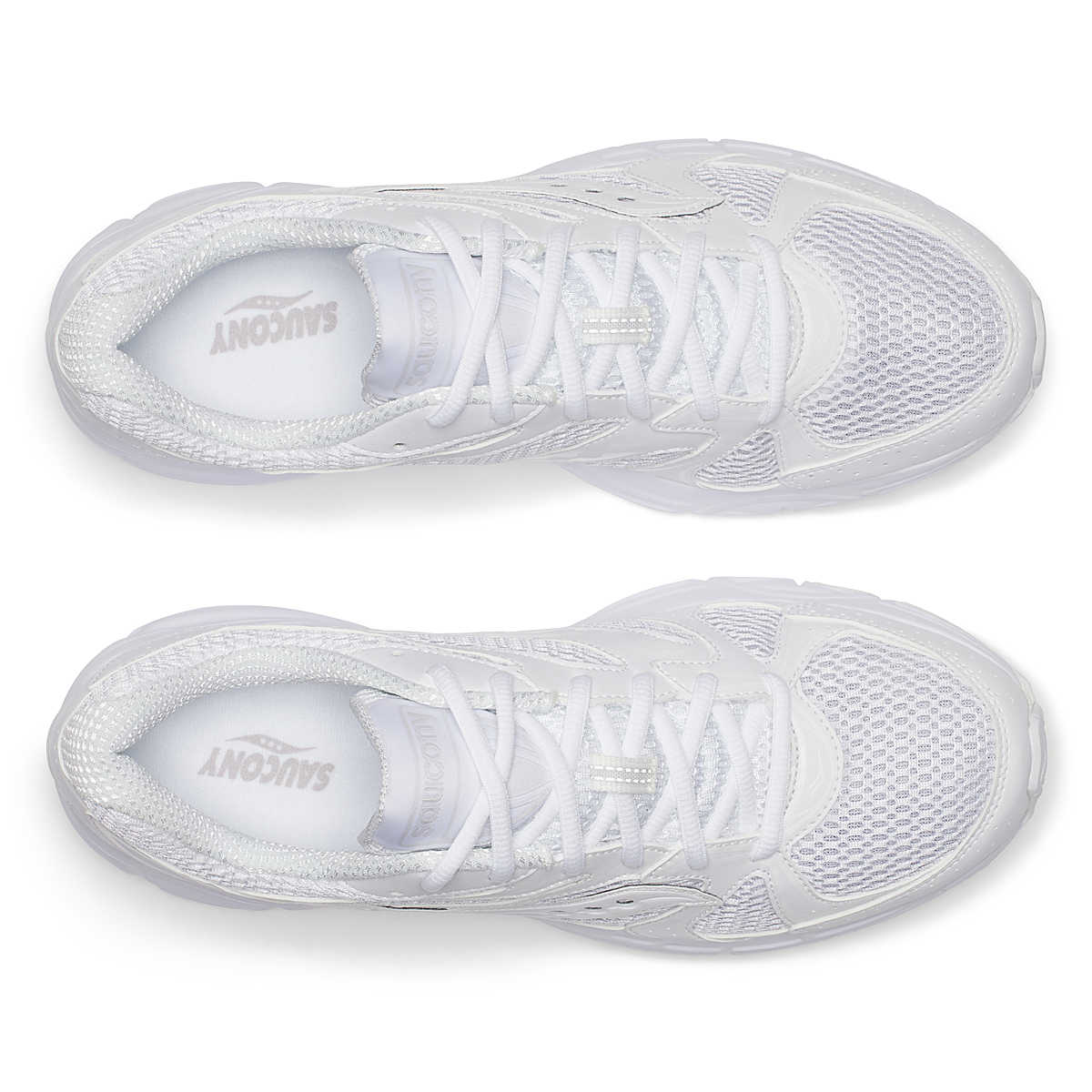Sneaker uomo Saucony Ride Millennium con mesh, dettagli metallici e sistema Grid sopra