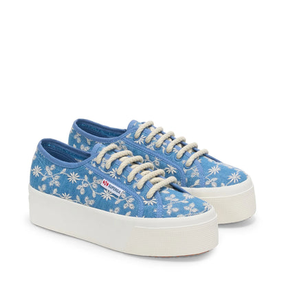 Superga 2790 donna platform sangallo vista laterale sinistra
