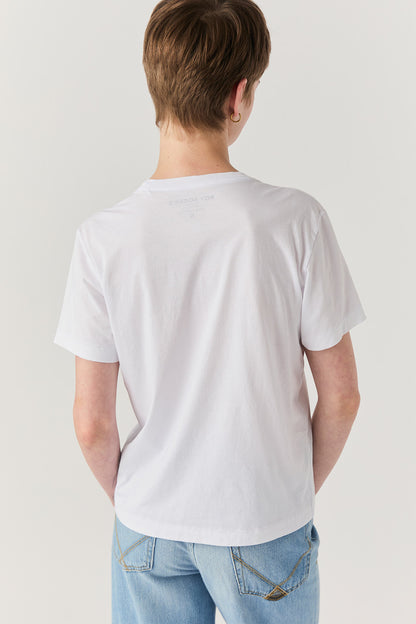 Roy Roger's T-shirt donna Pima Jersey Garment dyed