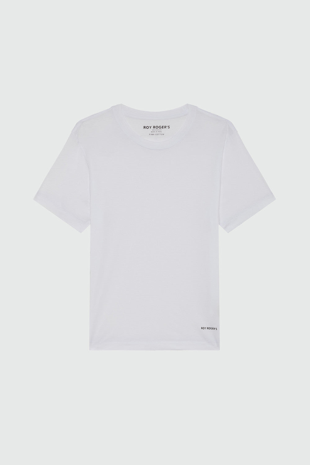 Roy Roger's T-shirt donna Pima Jersey Garment dyed
