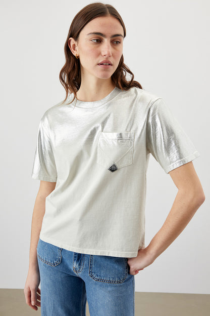 Roy Rogers T-shirt donna Pocket lamé jersey